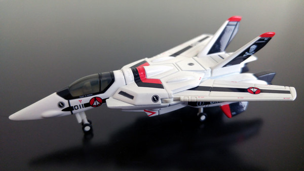 VF-1A Valkyrie (Ichijou Hikaru Use) (Die-cast Valkyrie Series, Fighter Mode), Choujikuu Yousai Macross, Doyusha, Pre-Painted, 1/144