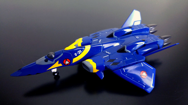 YF-21 (Die-cast Valkyrie Series, Fighter Mode), Macross Plus, Doyusha, Pre-Painted, 1/144