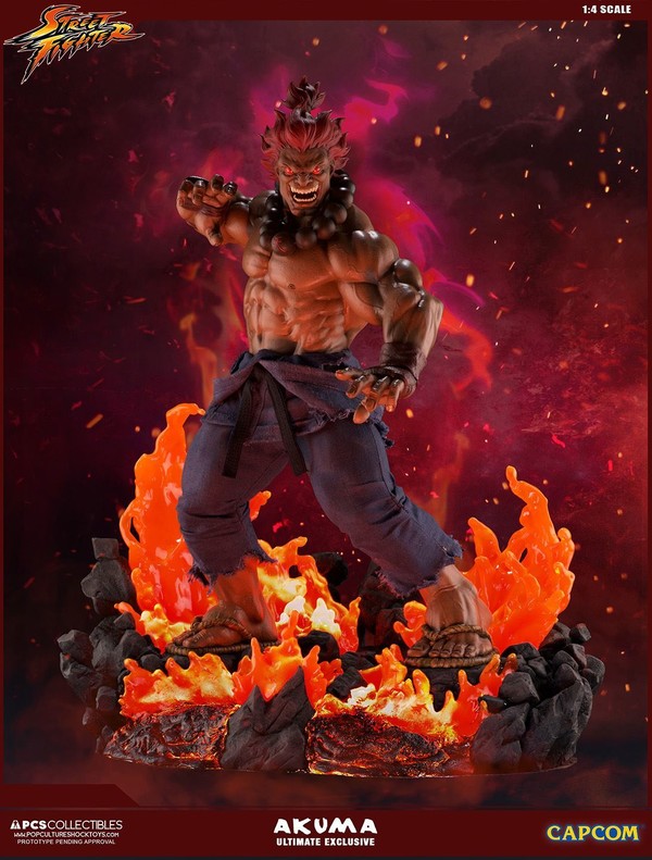 Gouki (PCS Exclusive, Ultimate EX), Street Fighter II, Street Fighter III, Street Fighter IV, Street Fighter V, Street Fighter Zero, Premium Collectibles Studio, Pre-Painted, 1/4