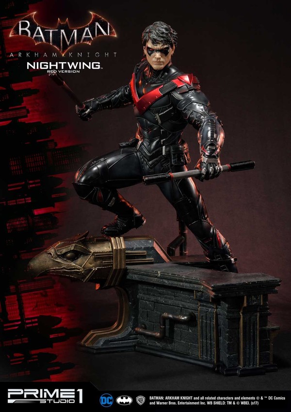 Nightwing (Red), Batman: Arkham Knight, Prime 1 Studio, Pre-Painted, 1/3, 4562471905384