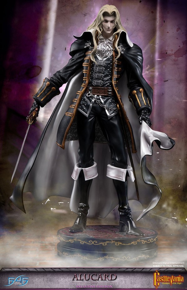 Alucard (Exclusive Edition), Akumajou Dracula X: Gekka No Yasoukyoku, First 4 Figures, Pre-Painted, 1/4