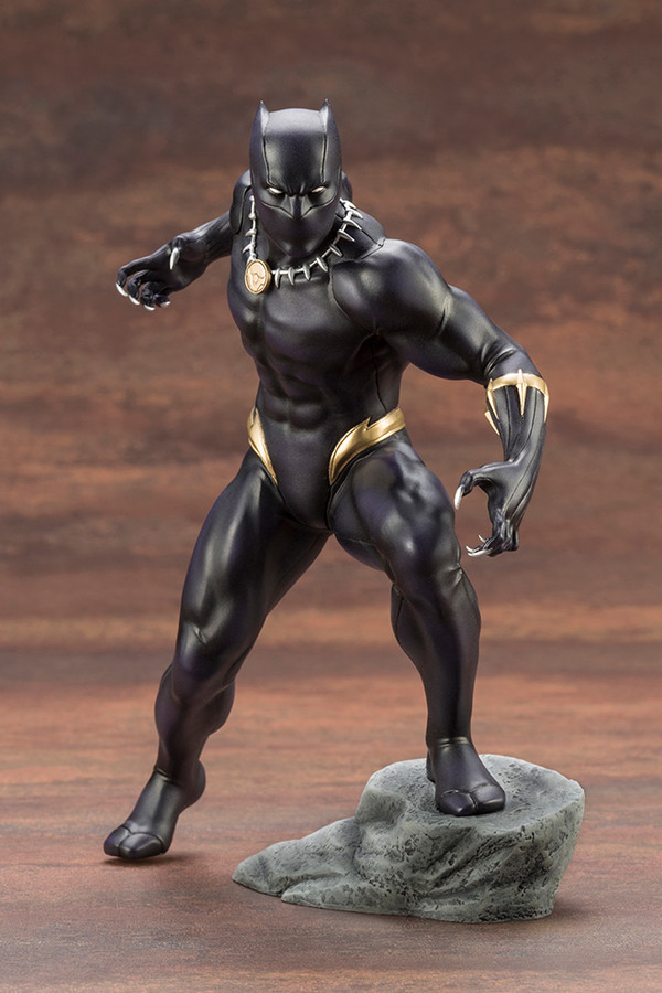 Black Panther, Avengers, Kotobukiya, Pre-Painted, 1/10, 4934054093502