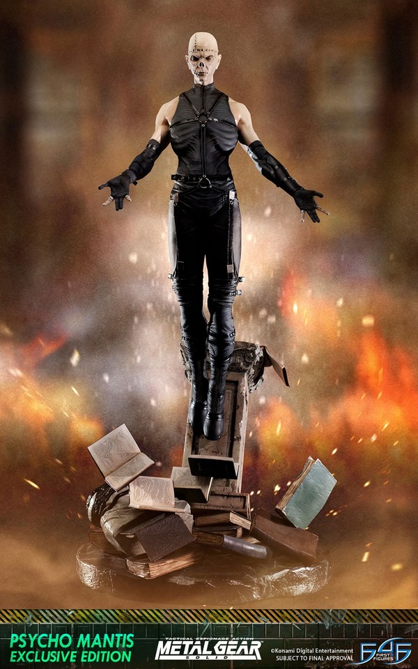 Psycho Mantis (Exclusive Edition), Metal Gear Solid, First 4 Figures, Pre-Painted, 1/4