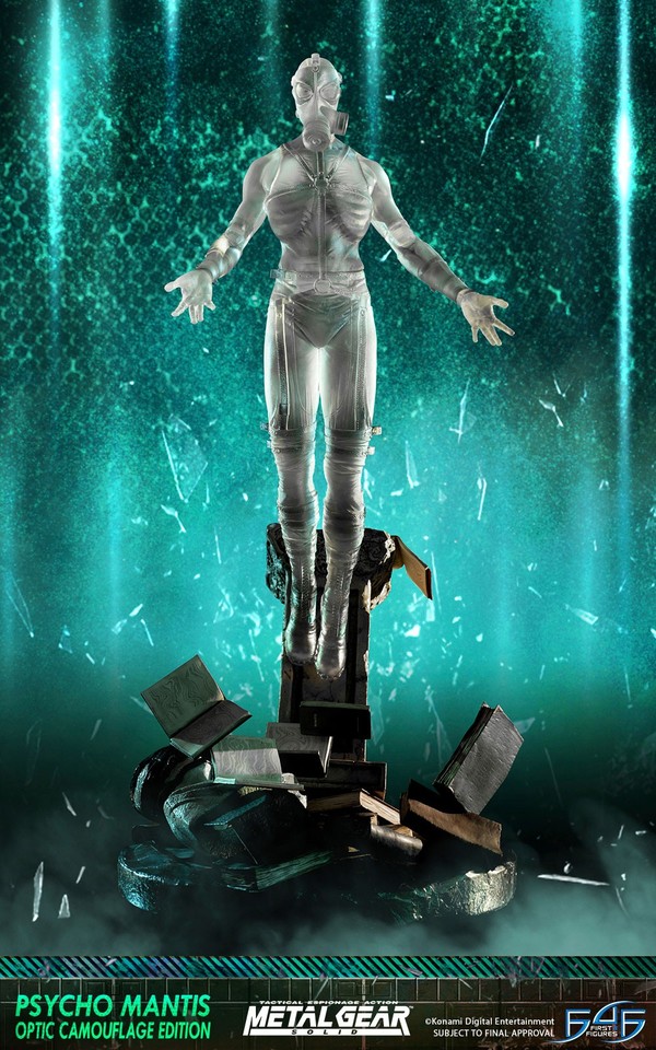 Psycho Mantis (Optic Camouflage Edition), Metal Gear Solid, First 4 Figures, Pre-Painted, 1/4