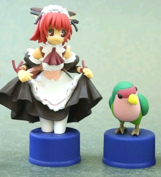 Anzu & Parakeet, Little Bird Cafe, Clayz, Cut A Dash!!, Pre-Painted, 1/10