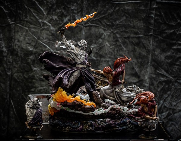 Himura Kenshin, Shishio Makoto (25th Anniversary Edition), Rurouni Kenshin, Figurama Collectors, Pre-Painted, 1/6