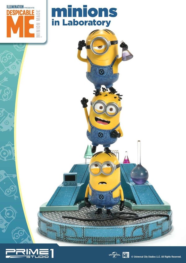 Kevin, Stuart, Tom, Despicable Me, Prime 1 Studio, Pre-Painted, 4562471909191