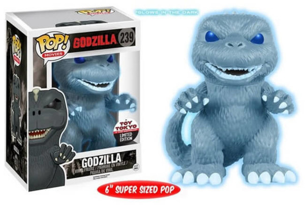 Ghost Gojira, Gojira (Ghost, Glow in the Dark), Gojira, Funko Toys, Pre-Painted