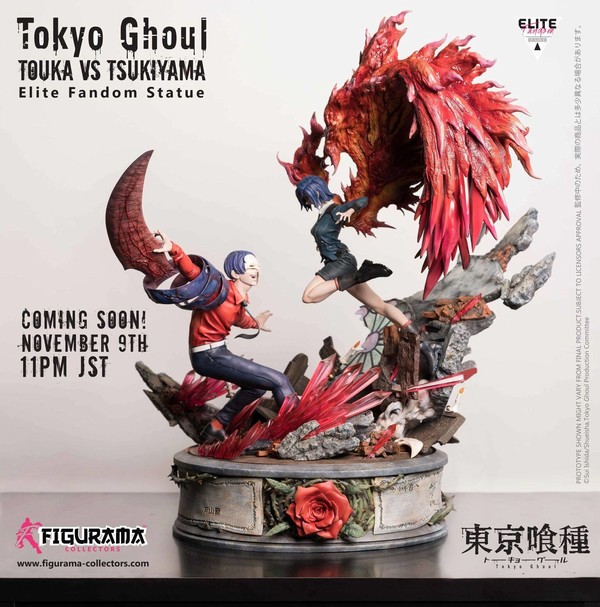 Kirishima Touka, Tsukiyama Shuu, Tokyo Ghoul, Figurama Collectors, Pre-Painted, 1/6
