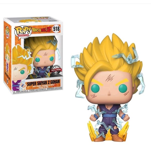 Son Gohan SSJ2, Dragon Ball Z, Funko Toys, Pre-Painted, 4549660587699