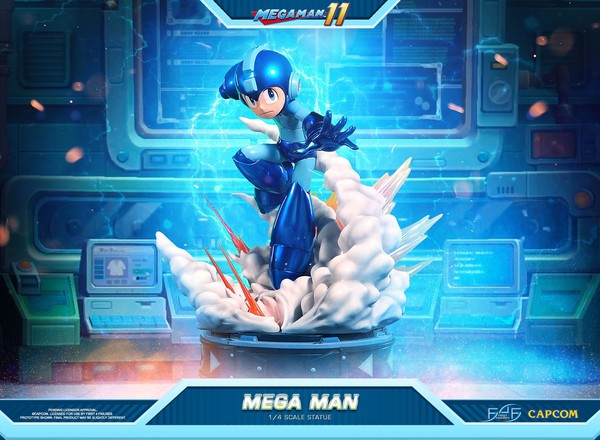 Rockman (Standard Edition), Rockman 11: Unmei No Haguruma!!, First 4 Figures, Pre-Painted, 1/4