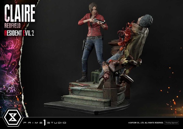Claire Redfield, Zombie, Biohazard Re:2, Prime 1 Studio, Pre-Painted, 1/4, 4582535945057