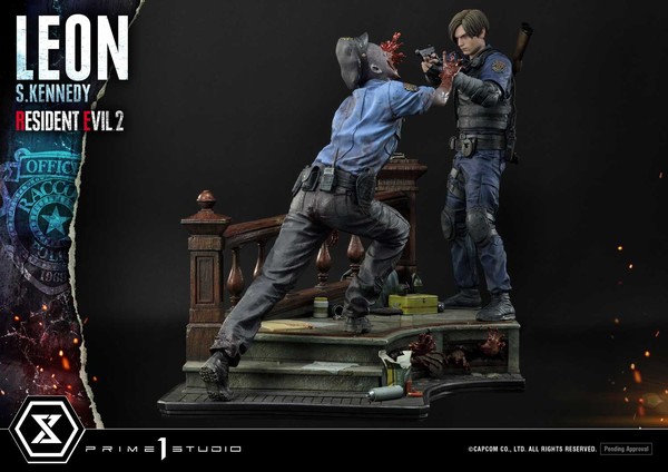 Leon S. Kennedy, Zombie, Biohazard Re:2, Prime 1 Studio, Pre-Painted, 1/4, 4582535945040