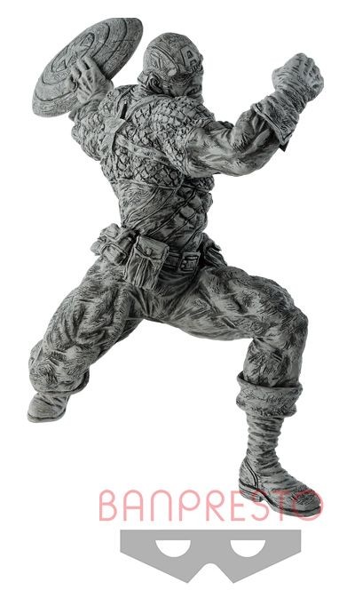 Captain America (Sumi-e Style), Captain America, Banpresto, Pre-Painted