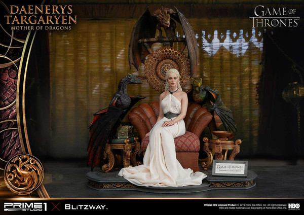 Daenerys Targaryen, Drogon, Rhaegal, Viserion, Game Of Thrones, Prime 1 Studio, Blitzway, Hive, Pre-Painted, 1/4, 4582535940670