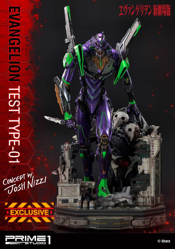 EVA-01, Sachiel (EX), Evangelion Shin Gekijouban, Prime 1 Studio, Pre-Painted, 4582535940618