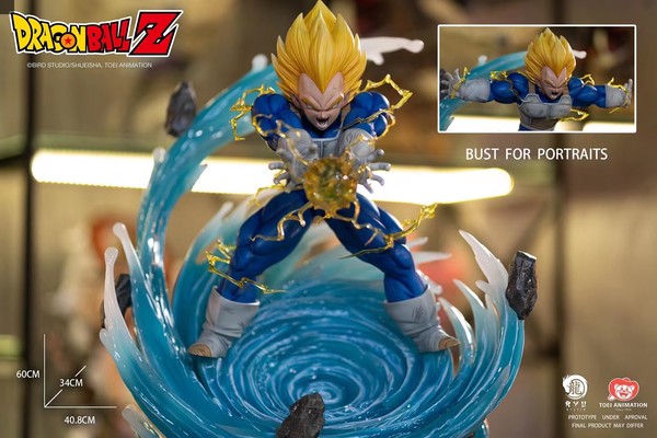 Vegeta (ASSJ), Dragon Ball Z, Ryu Studio, Pre-Painted, 1/4