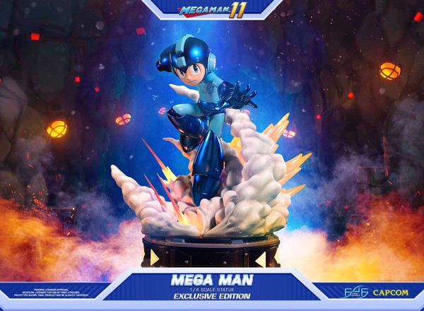 Rockman (Exclusive Edition), Rockman 11: Unmei No Haguruma!!, First 4 Figures, Pre-Painted, 1/4