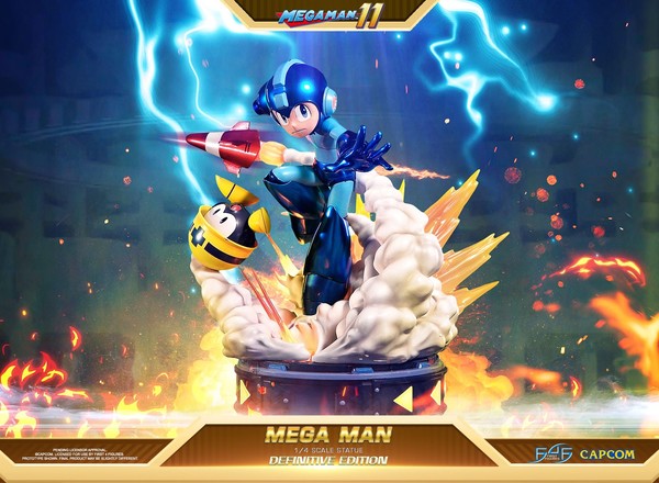 Metall, Rockman (Definitive Edition), Rockman 11: Unmei No Haguruma!!, First 4 Figures, Pre-Painted, 1/4