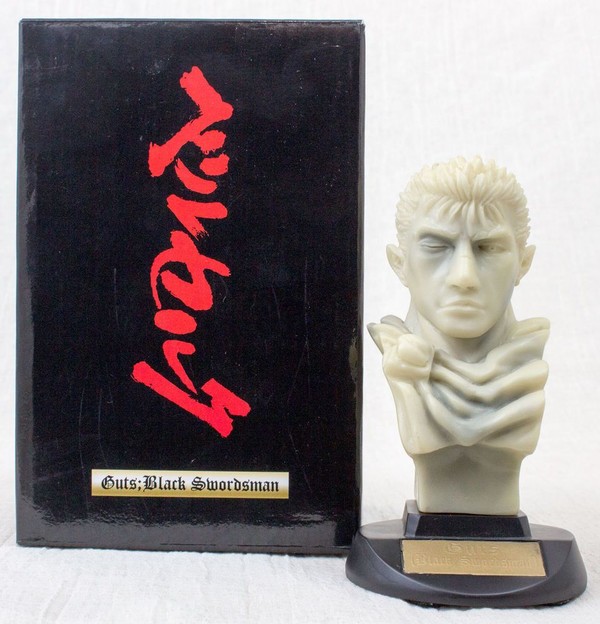 Guts (Guts Black Swordsman Bust "Young Animal " White), Berserk, Art of War, Pre-Painted, 1/5