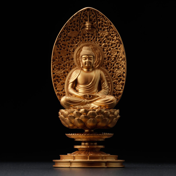 Amitabha Nyorai Seated Statue, Kaiyodo, Studio-ren, Pre-Painted, 4589573461020