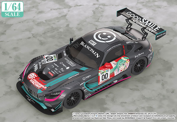 Hatsune Miku (AMG 2017 SPA24H Finals), GOOD SMILE Racing, GOOD SMILE Racing, Good Smile Company, Pre-Painted, 1/64, 4560392842436