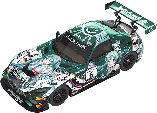 Hatsune Miku (#6 Mercedes-AMG Team Black Falcon 2019 SPA 24H), GOOD SMILE Racing, GOOD SMILE Racing, Good Smile Company, Pre-Painted, 1/64, 4560392842450