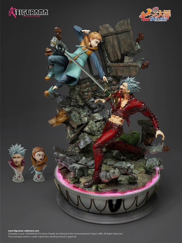 Ban, King, Nanatsu No Taizai: Imashime No Fukkatsu, Figurama Collectors, Pre-Painted, 1/6