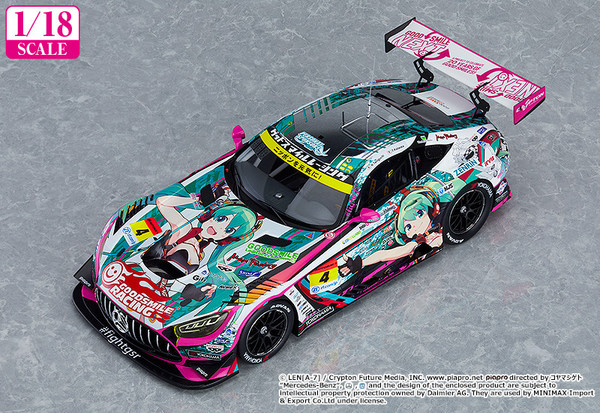 Hatsune Miku (AMG 2020 SUPER GT Okayama Test), GOOD SMILE Racing, GOOD SMILE Racing, Pre-Painted, 1/18, 4560392842504