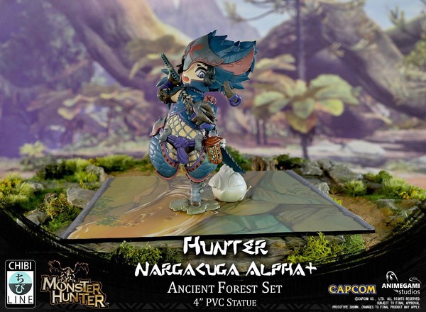 Fuwafuwa Quinna, Hunter (Nargacuga Alpha+), Monster Hunter World, Animegami Studios, Pre-Painted
