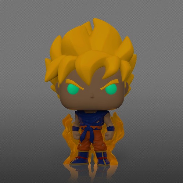 Son Goku SSJ (First Appearance, Glows in the Dark), Dragon Ball Z, Funko Toys, Pre-Painted