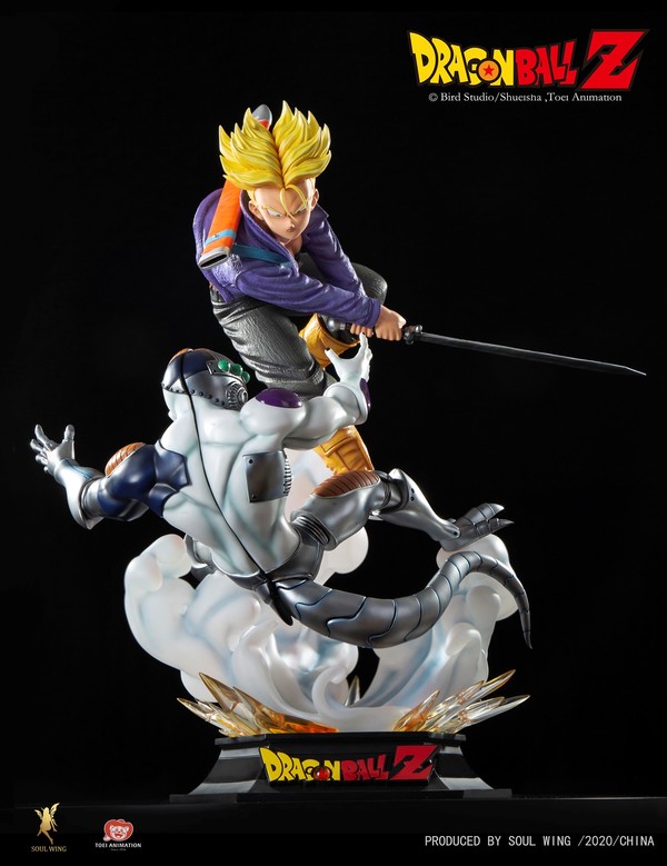 Future Trunks SSJ, Mecha Freezer, Dragon Ball Z, Soul Wing, Pre-Painted, 1/4