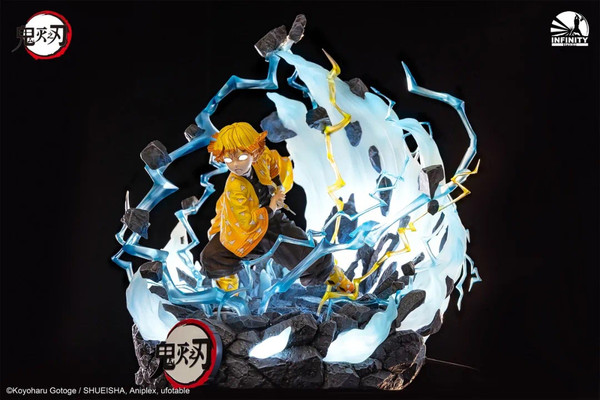 Agatsuma Zenitsu (Regular), Kimetsu No Yaiba, Infinity Studio, Pre-Painted, 1/4