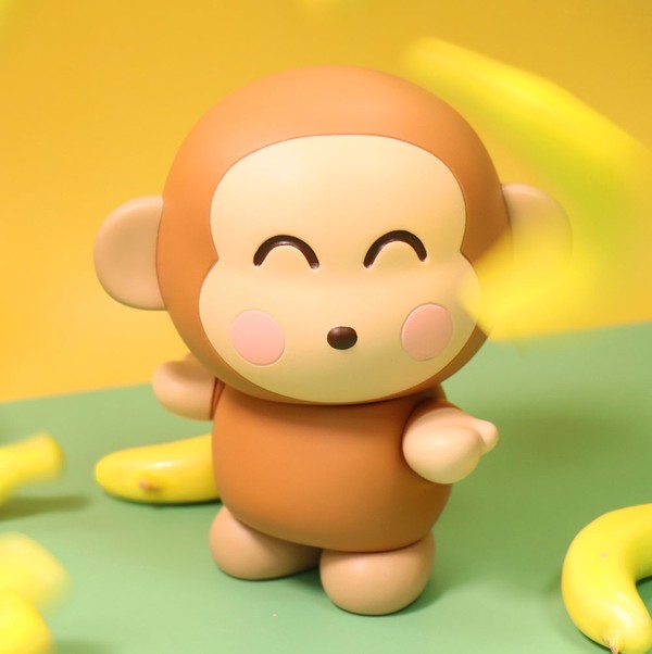 Osaru no Monkichi (Happy Edition), Osaru No Monkichi, Sanrio Characters, Unbox Industries, Pre-Painted