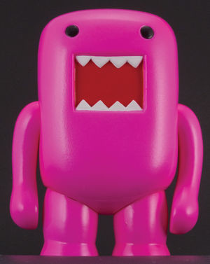 Domo-kun (Black Light Pink), Domo-kun, Dark Horse, Pre-Painted