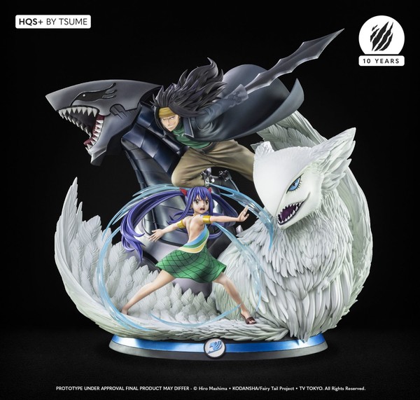 Gajeel Redfox, Grandeeney, Metalicana, Wendy Marvell, Fairy Tail, Tsume, Pre-Painted, 1/4