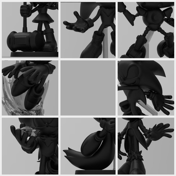 Blaze the Cat, Sonic The Hedgehog, GNF Toyz, First 4 Figures, Pre-Painted