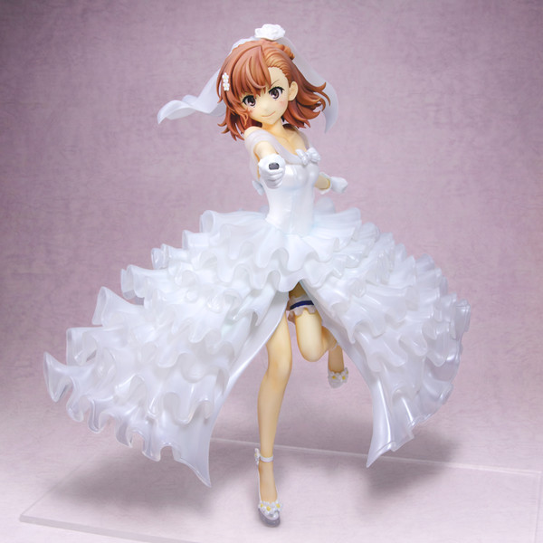 Misaka Mikoto (Junpaku no Wedding), To Aru Kagaku No Railgun T, Revolve, Zero-G Act, Pre-Painted, 1/6, 4573358456448