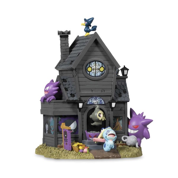 Bokurei, Chandela, Gangar, Ghos, Ghost, Hitomoshi, Juppeta, Kagebouzu, Messon, Muma, Nyasper, Pikachu, Pumpjin, Yamikarasu, Yomawaru (Gengar House), Pocket Monsters, The Pokémon Company International, PokémonCenter.com, Pre-Painted