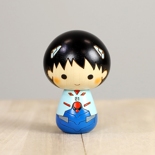 Ikari Shinji, Evangelion Shin Gekijouban, Kokeshi Works, Movic, Evangelion Store, Pre-Painted, 4549743535593
