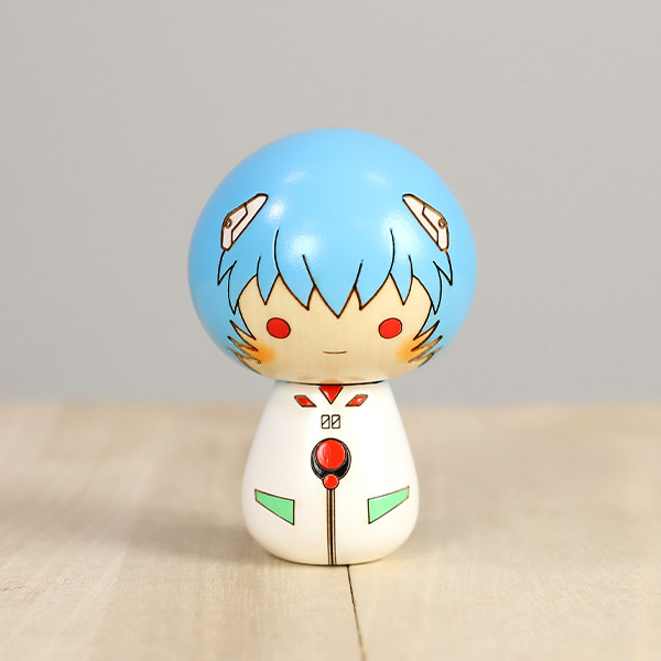 Ayanami Rei, Evangelion Shin Gekijouban, Kokeshi Works, Movic, Evangelion Store, Pre-Painted, 4549743535609