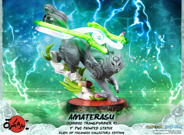 Amaterasu (Exclusive Edition, Blade of Kusanagi Edition, Karmic Transformation), Ookami, First 4 Figures, Pre-Painted