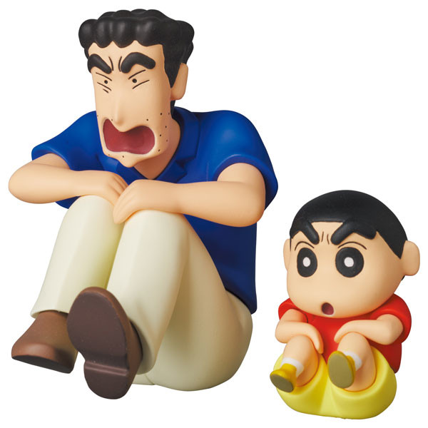 Nohara Hiroshi, Nohara Shinnosuke (Ketsudakearuki), Crayon Shin-chan, Medicom Toy, Pre-Painted, 4530956156392
