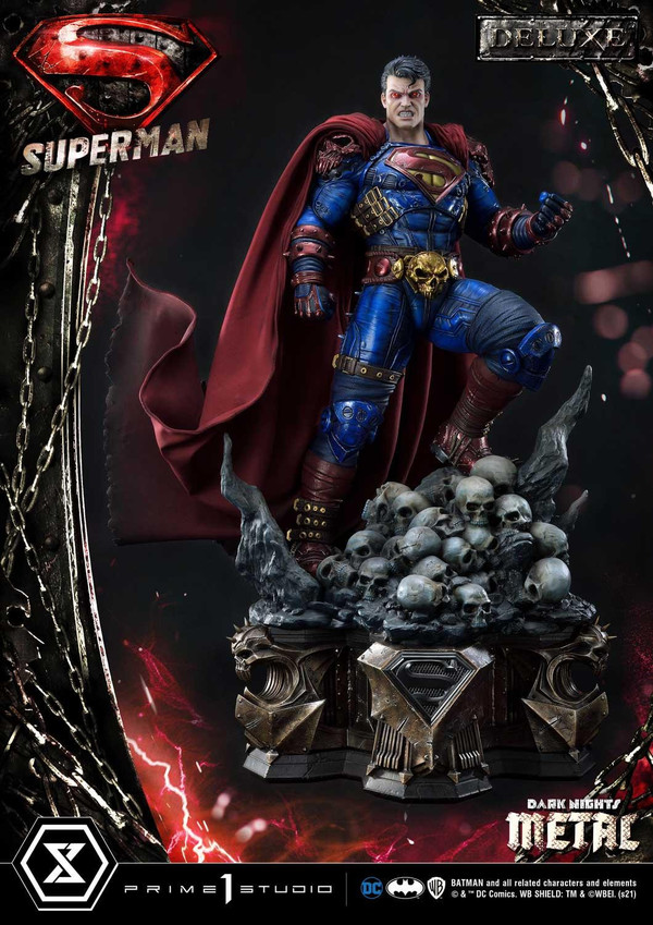 Superman (DX Bonus), Dark Nights: Metal, Prime 1 Studio, Pre-Painted, 1/3, 4580708032353