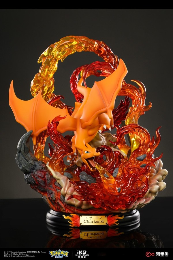 Lizardon, Pocket Monsters, Iron Kite Studio, Pre-Painted