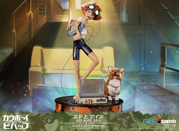 Edward Wong Hau Pepelu Tivrusky IV, Ein (Exclusive Edition), Cowboy Bebop, First 4 Figures, Pre-Painted, 1/4