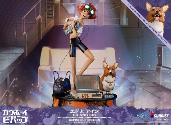 Edward Wong Hau Pepelu Tivrusky IV, Ein (Definitive Edition), Cowboy Bebop, First 4 Figures, Pre-Painted, 1/4
