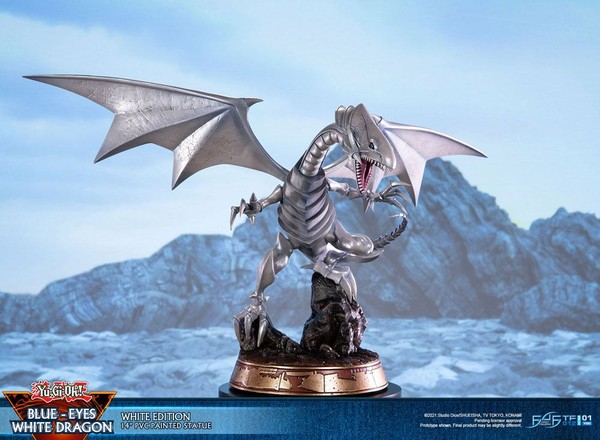 Blue-Eyes White Dragon (White Edition), Yu-Gi-Oh! Duel Monsters, First 4 Figures, Pre-Painted
