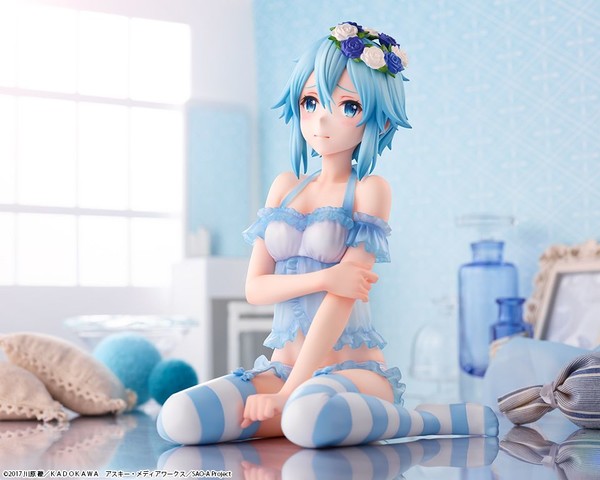Sinon (Negligee), Sword Art Online, Alpha Satellite, EStream, Pre-Painted, 1/4, 4580086814648