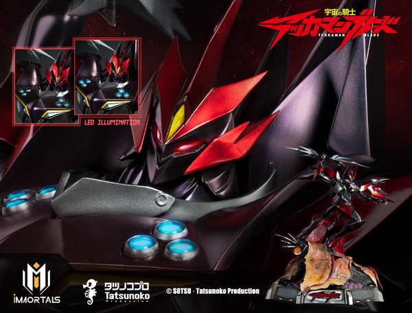 Tekkaman Evil, Uchuu No Kishi Tekkaman Blade, Immortals Collectibles, Pre-Painted, 1/6